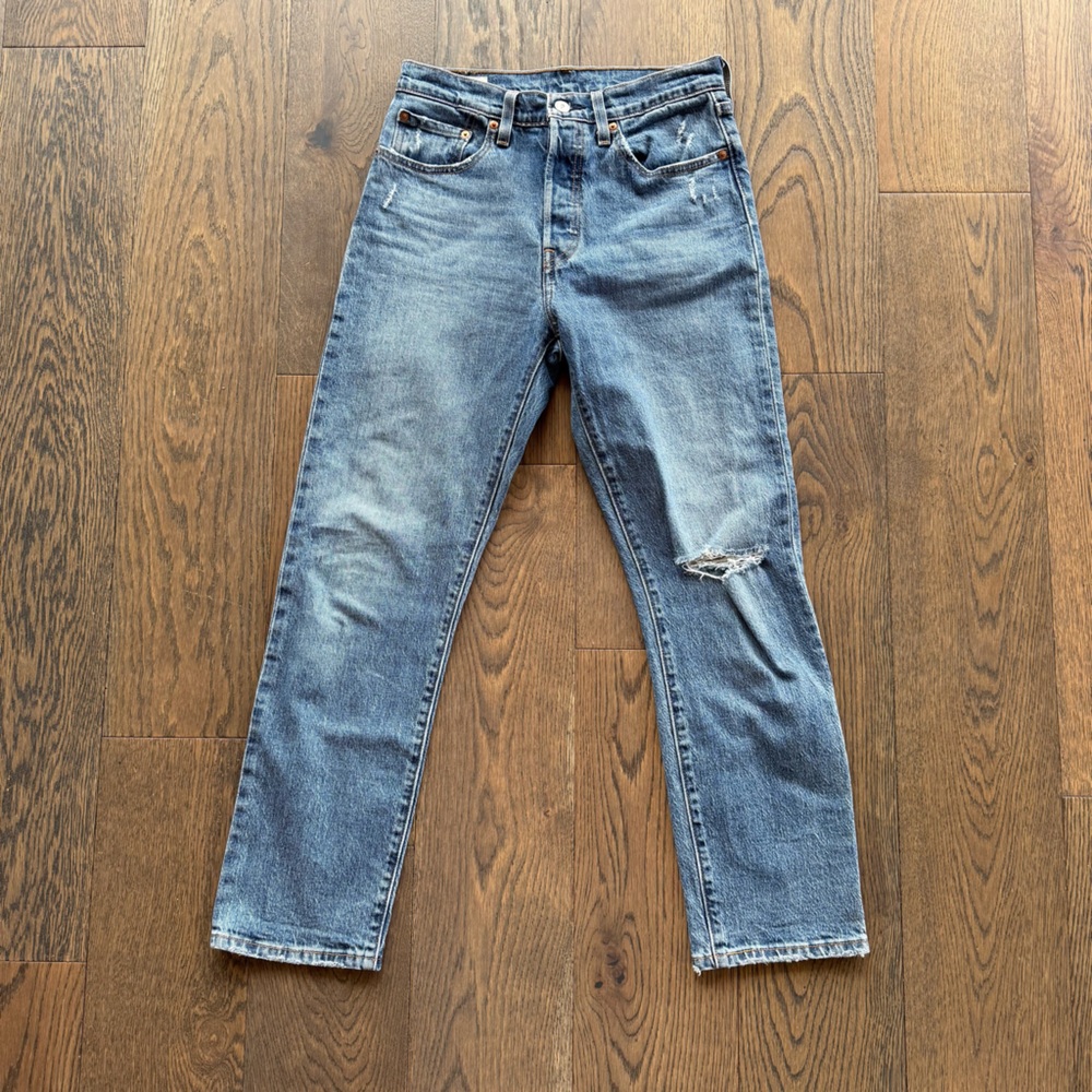 Levi's 501 Original Straight Leg Women's Jeans, 27, Like New